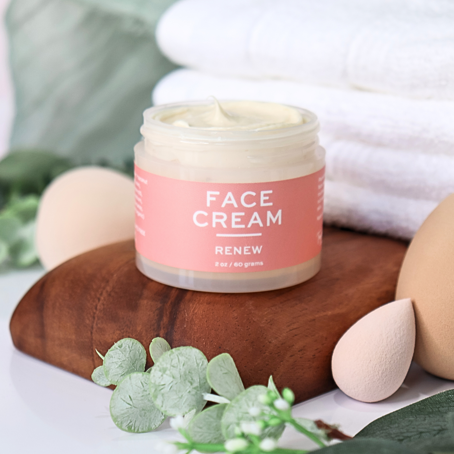 Renew Organic Face Cream with collagen