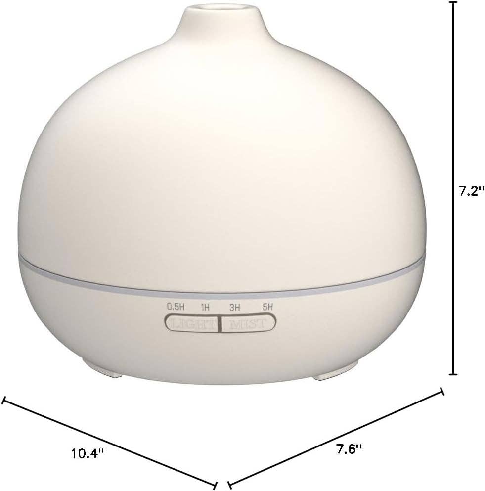 Aroma Diffuser for Essential Oil and Aromatherapy - WHITE