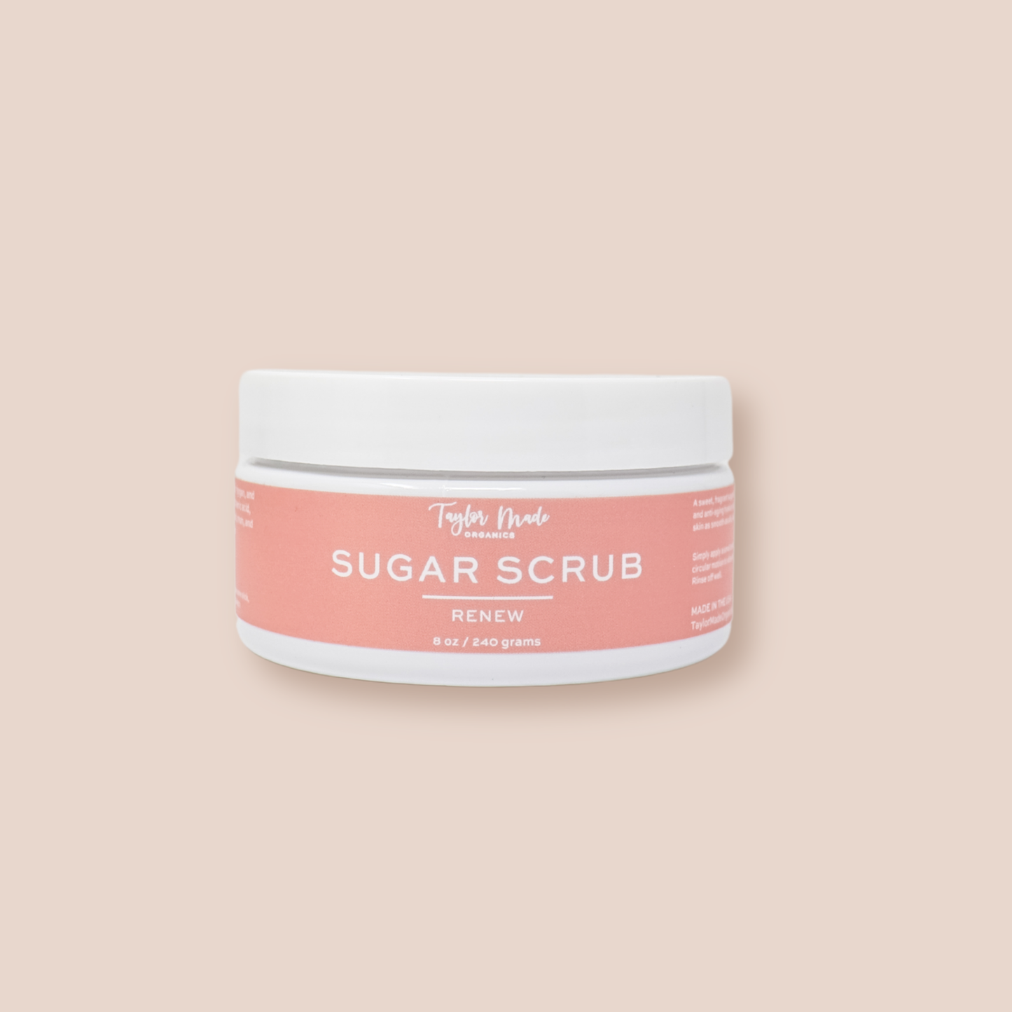Sugar Scrubs - organic