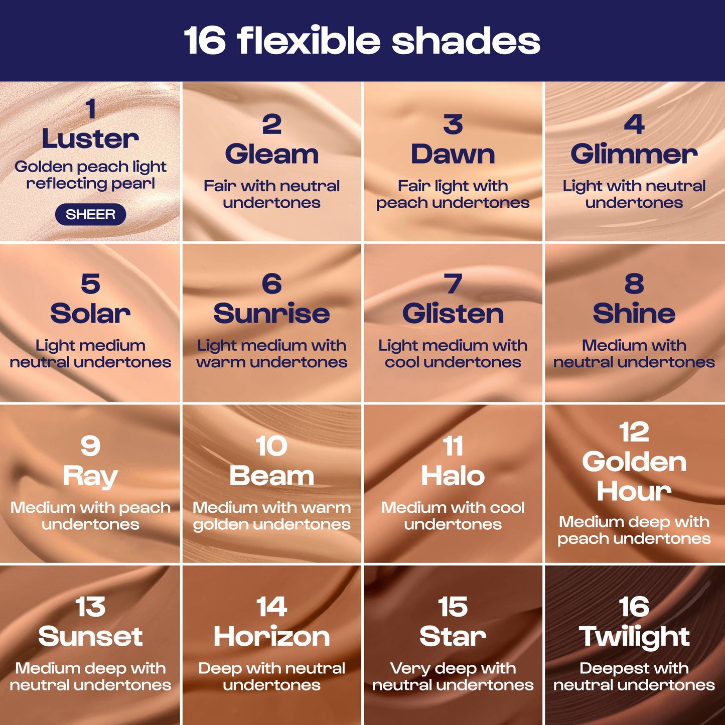 Sunrise Sunsational SPF 50 Skin Tint with Niacinamide Salon