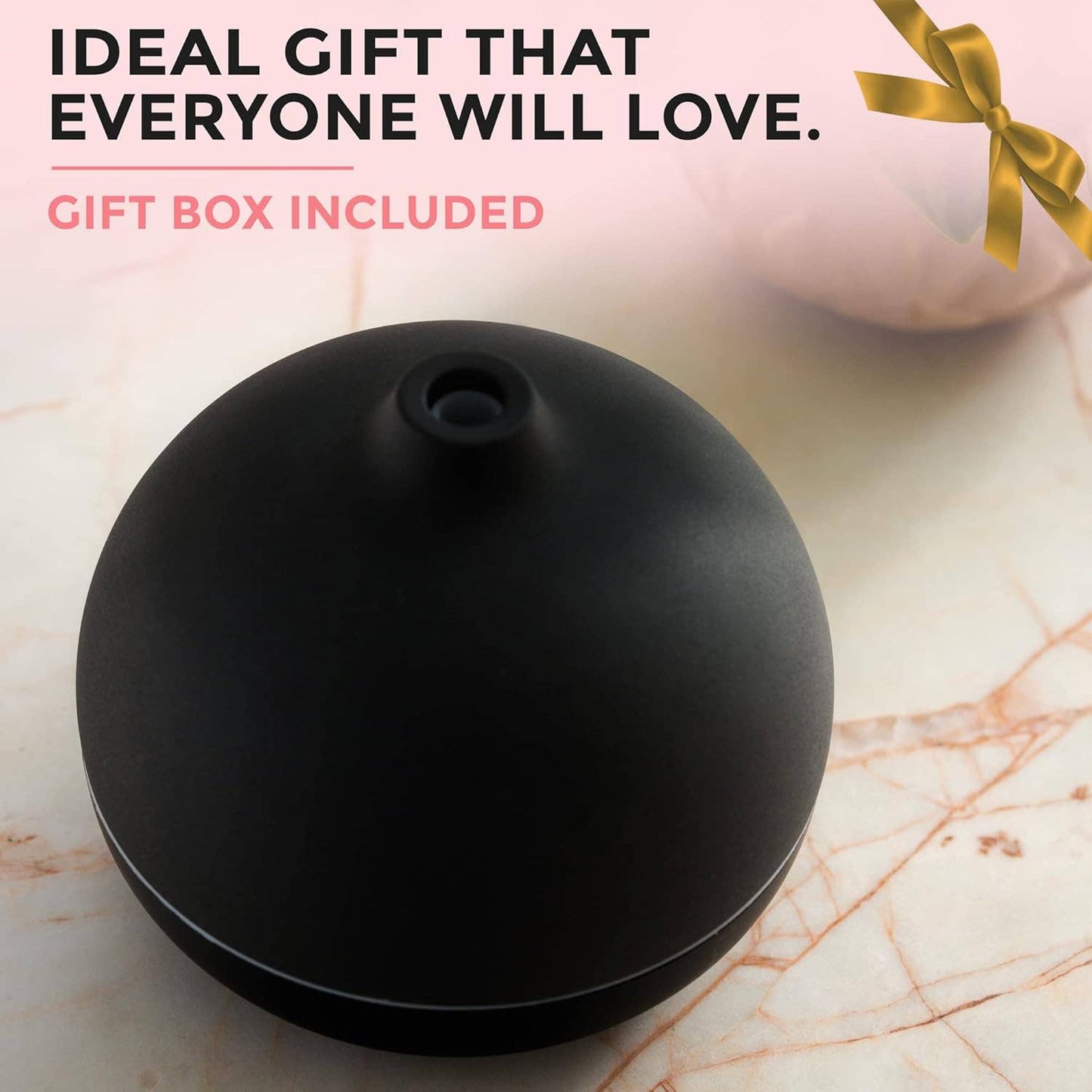 Aroma Diffuser for Essential Oil and Aromatherapy - Black