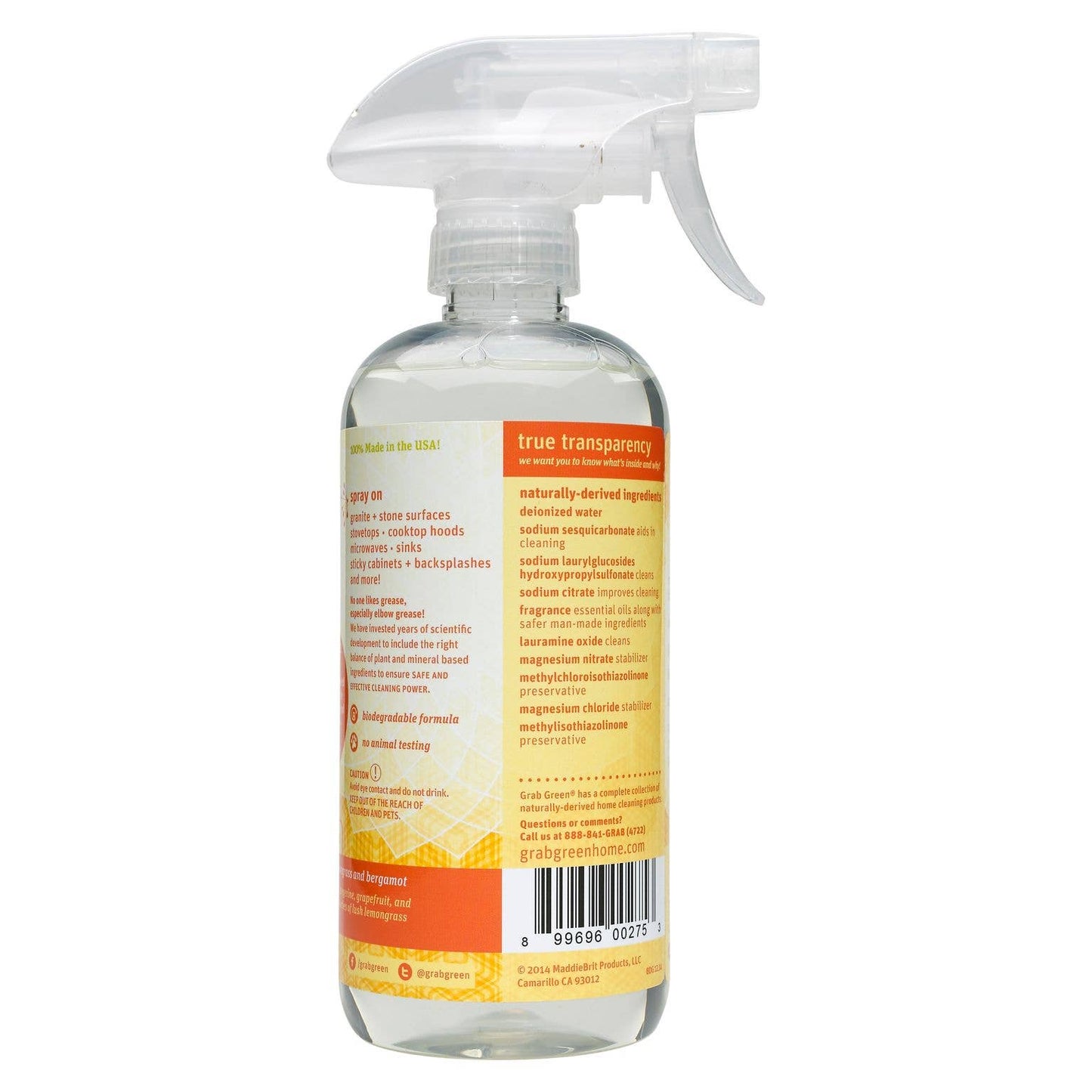 Power Degreaser Cleaner Tangerine, 16 Oz