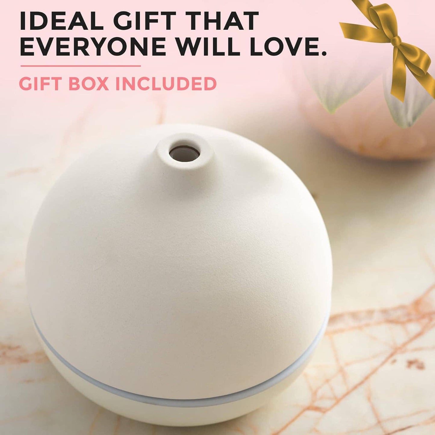 Aroma Diffuser for Essential Oil and Aromatherapy - WHITE