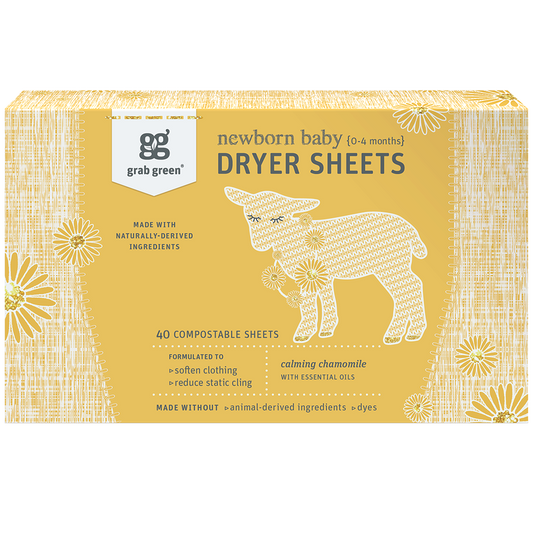 Newborn Baby Dryer Sheets, Chamomile, 40 Sheets