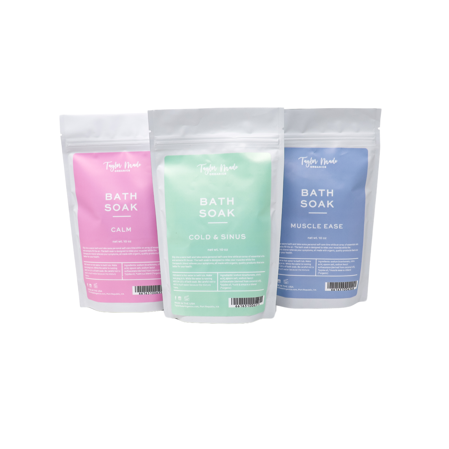 Essential Oil Blend Bath Soak - SLS, Paraben, Phthalate Free